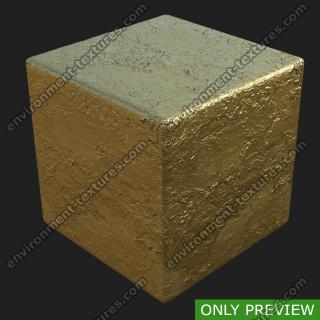 PBR substance preview gold 0001